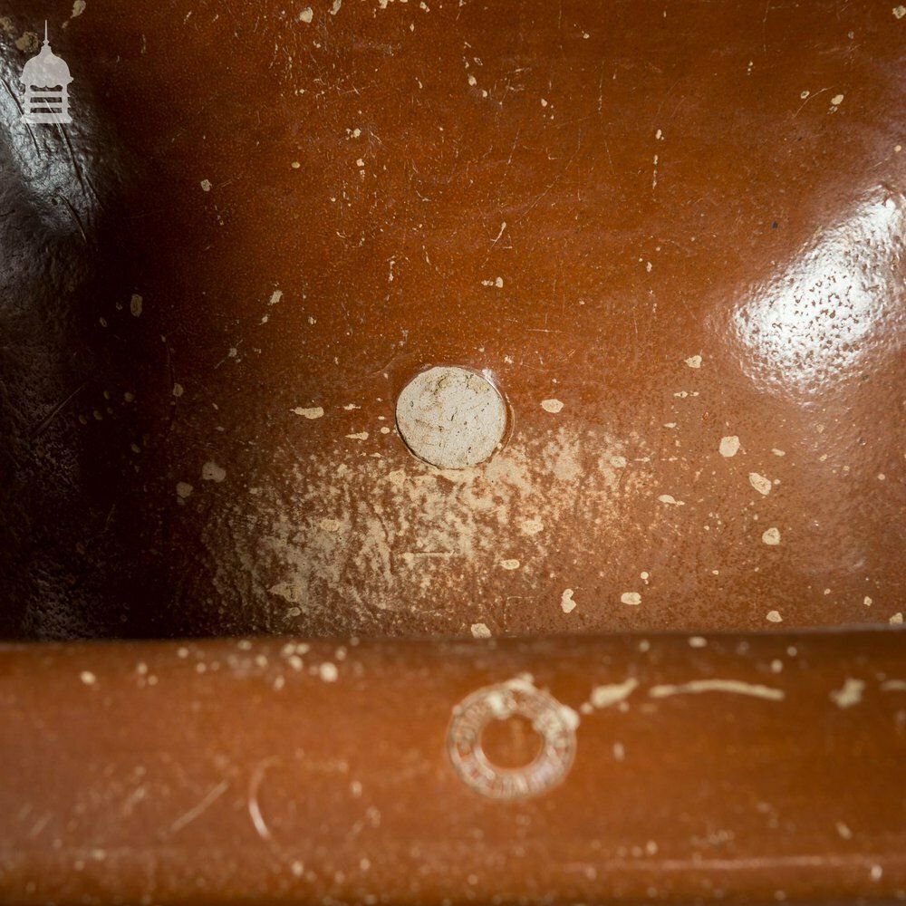 Large Victorian Salt Glaze Orange Peel Ceramic Trough Sink By Oats & Green Ltd Halifax photo 390.0