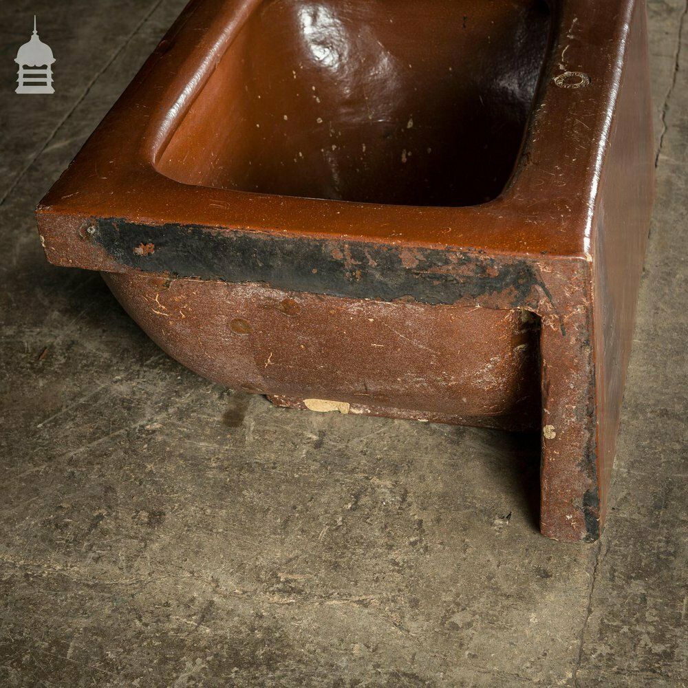 photo furniture Large Victorian Salt Glaze Orange Peel Ceramic Trough Sink By Oats & Green Ltd Halifax