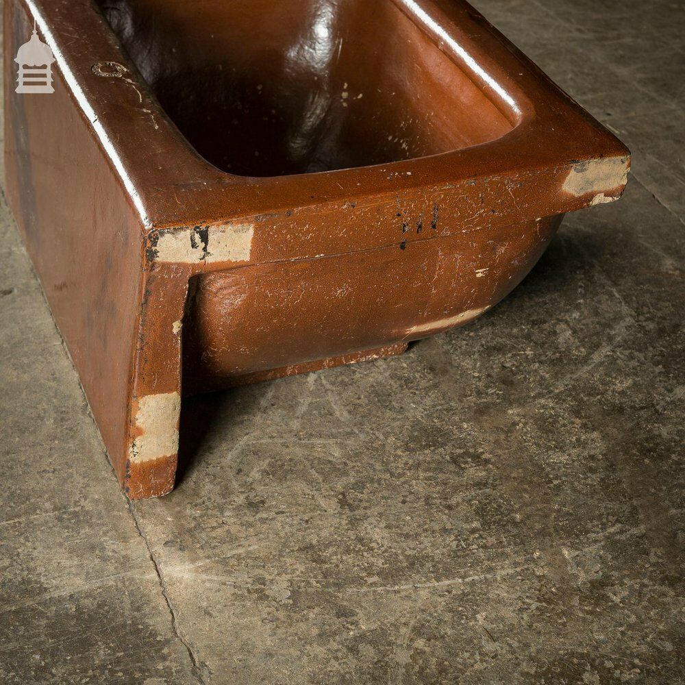 photo for sale Large Victorian Salt Glaze Orange Peel Ceramic Trough Sink By Oats & Green Ltd Halifax