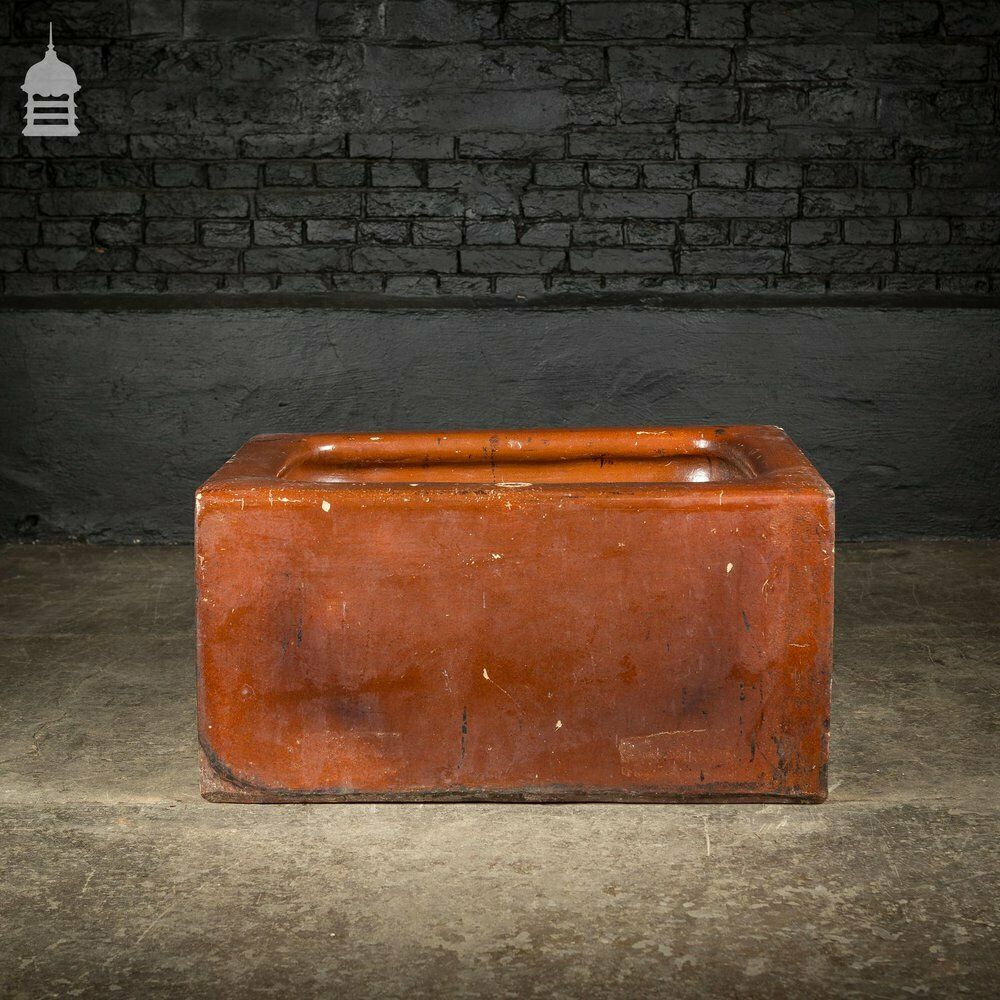 photo for sale Large Victorian Salt Glaze Orange Peel Ceramic Trough Sink By Oats & Green Ltd Halifax
