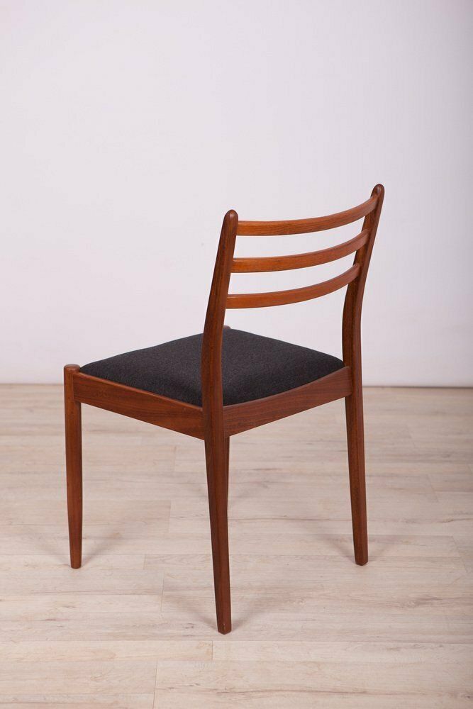 Fabric And Teak Dining Chairs By Victor Wilkins For G Plan, 1960s, Set Of 4 photo vinterior