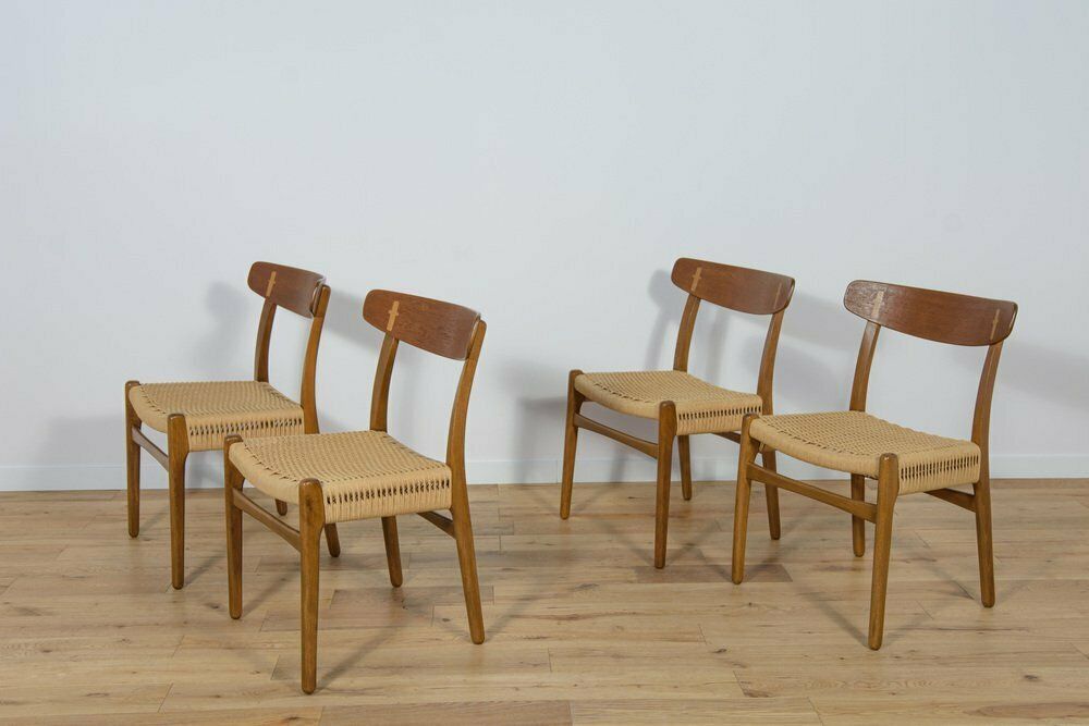 Mid Century Dining Chairs Ch23 By Hans J. Wegner For Carl Hansen & Son, 1960s, Set Of 4 photo Furniture