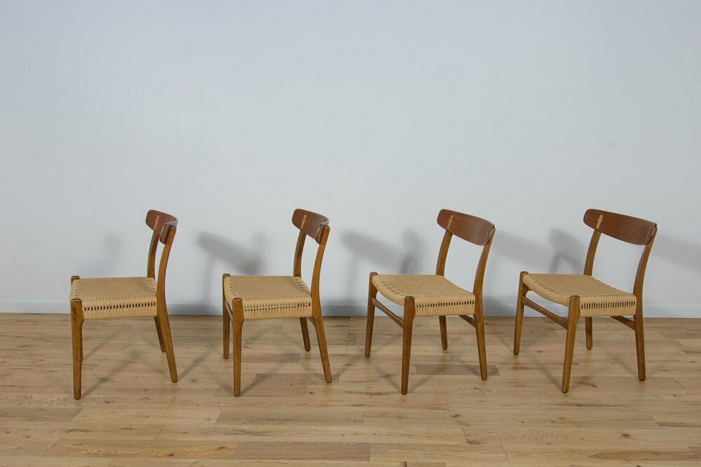 Mid Century Dining Chairs Ch23 By Hans J. Wegner For Carl Hansen & Son, 1960s, Set Of 4 photo 4675.0