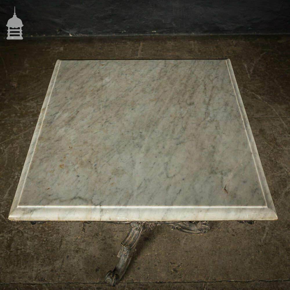 Exquisite 19th C Carved Hardwood Occasional Table With Twist Pedestal And Marble Top photo buy