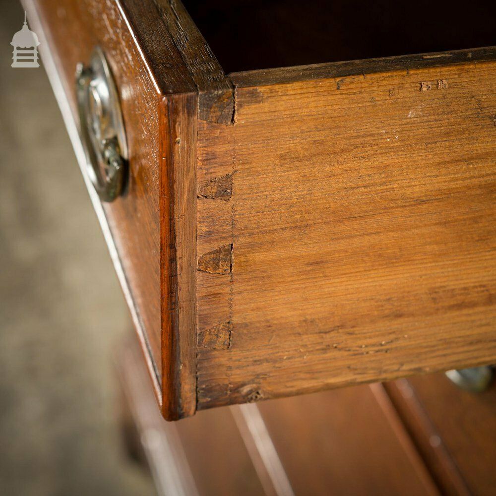 photo buy George III Oak Chest Of Drawers With Brass Sphinx Drawer Pull Handles