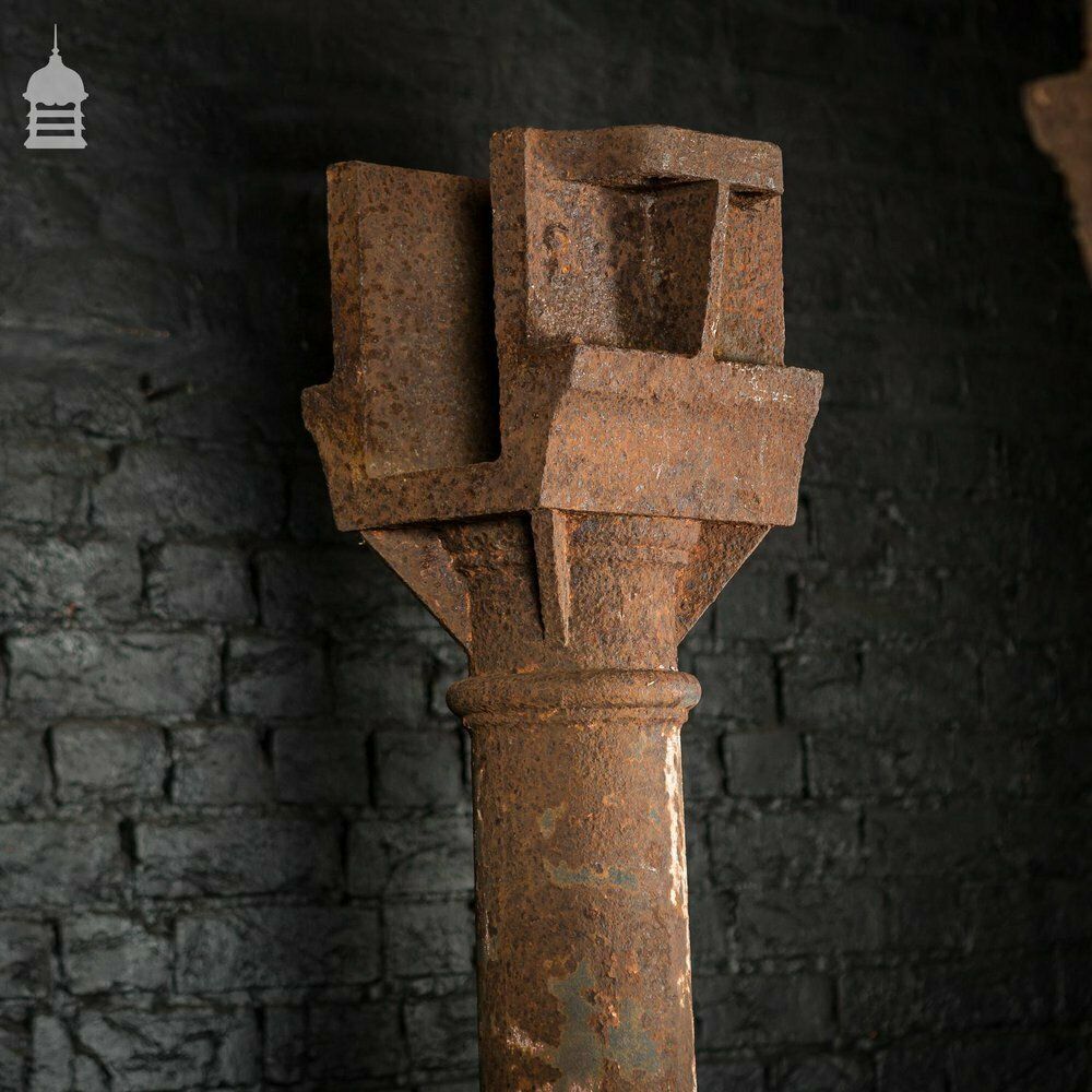 Set Of 5 Victorian Cast Iron Columns Pillars Stanchions