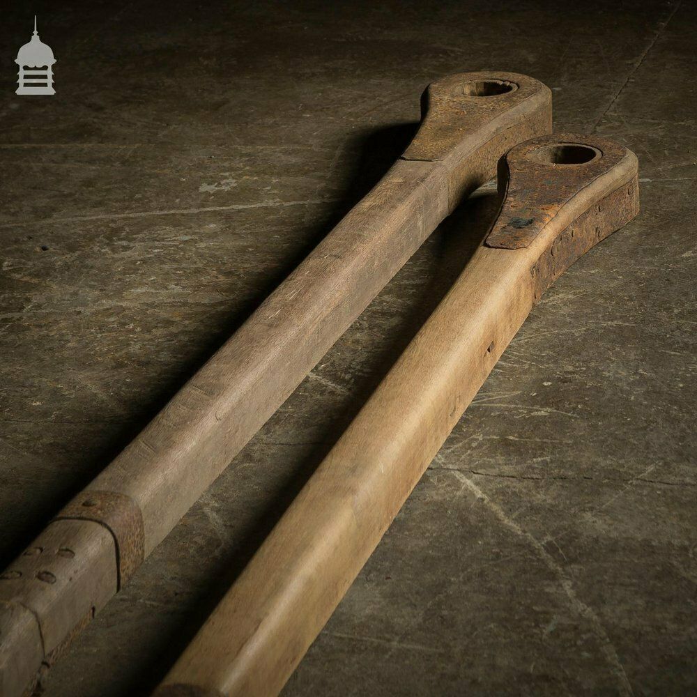 Early 19th C Folding Circus Tent Pole Braces Acrobats Beams photo furniture