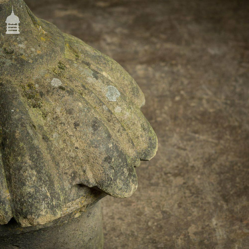 Pair Of Carved Georgian Sandstone Pier Cap Finials photo 540.0