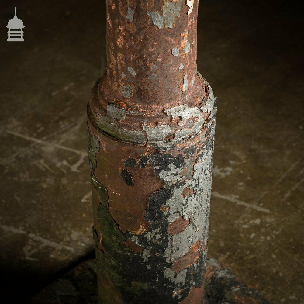 Set Of 4 19th C Cast Iron Columns Stanchions Pillars photo 4800.0