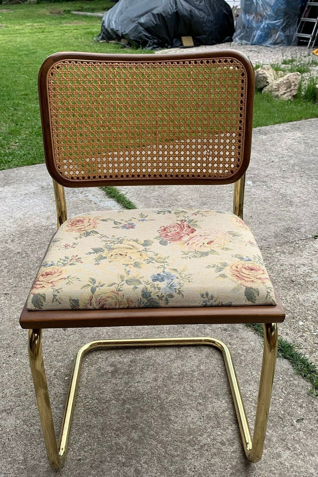 1 Of 3 Mid Century Modern Italian Marcel Breuer B32 Cesca Chair, 70s photo vinterior