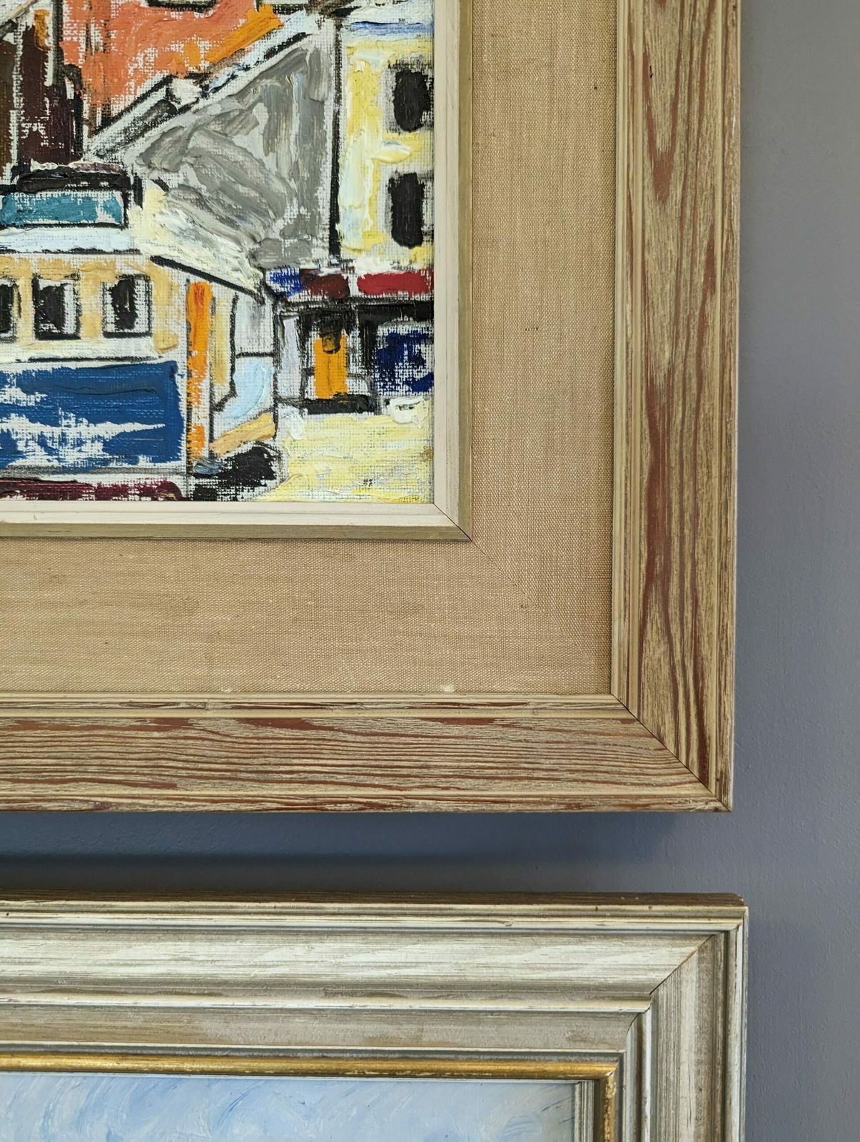 The Tram Oil Painting, Modernist photo buy