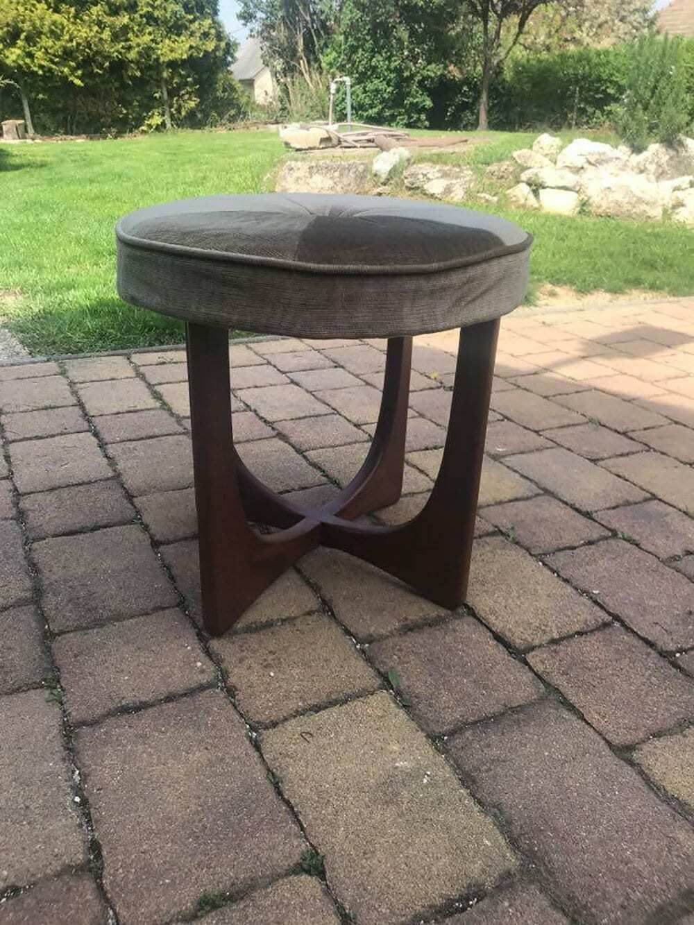 Mid Century Danish Teak Ottoman By Kofod Larsen For G Plan, 1960s photo furniture
