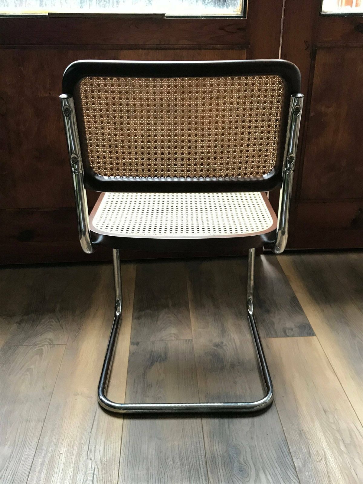 Mid Century Modern Italian Marcel Breuer B32 Cesca Chair, 70s photo buy