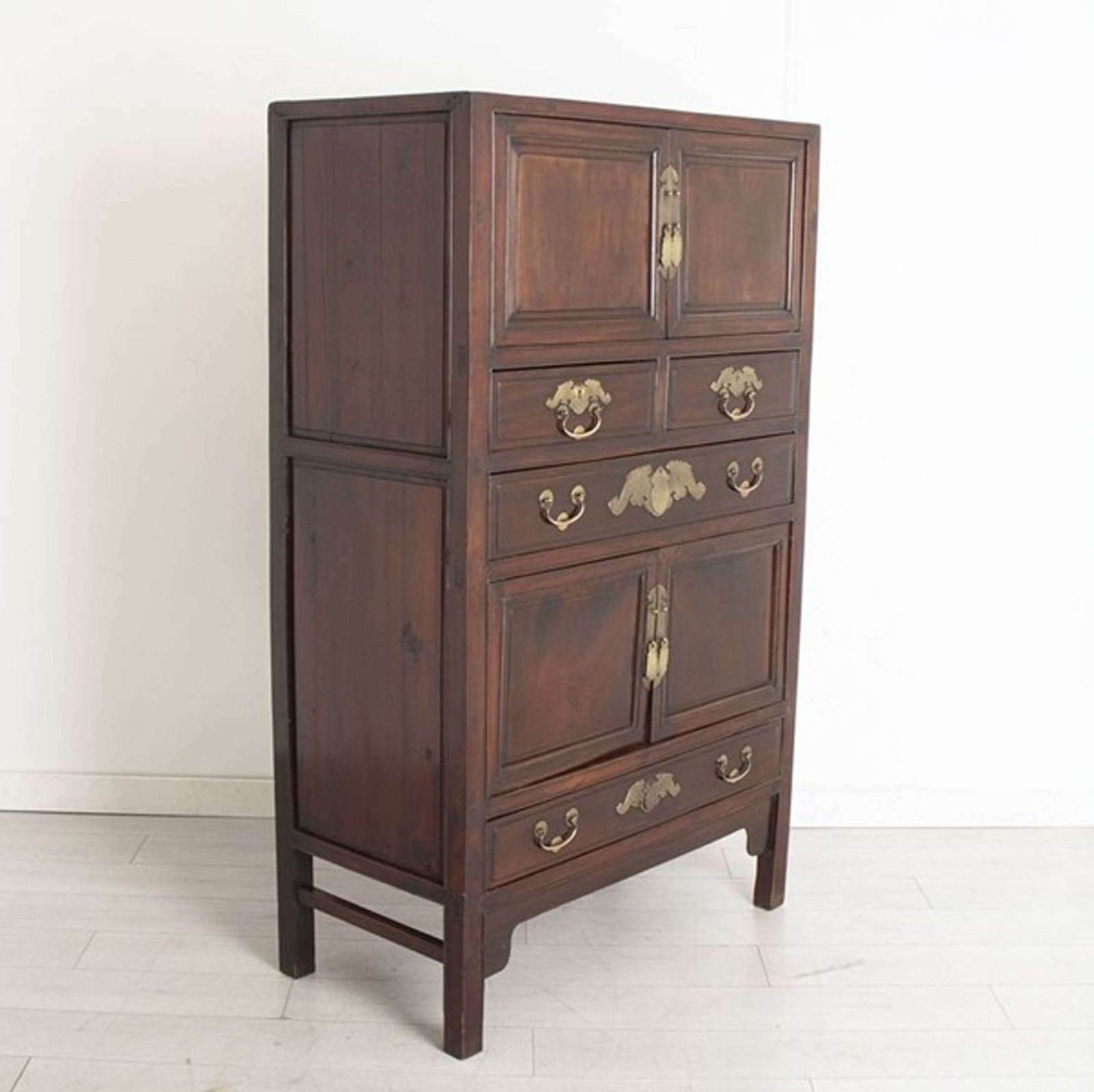 Chinese Lacquered Period Original Storage Cabinet C.1880s photo furniture
