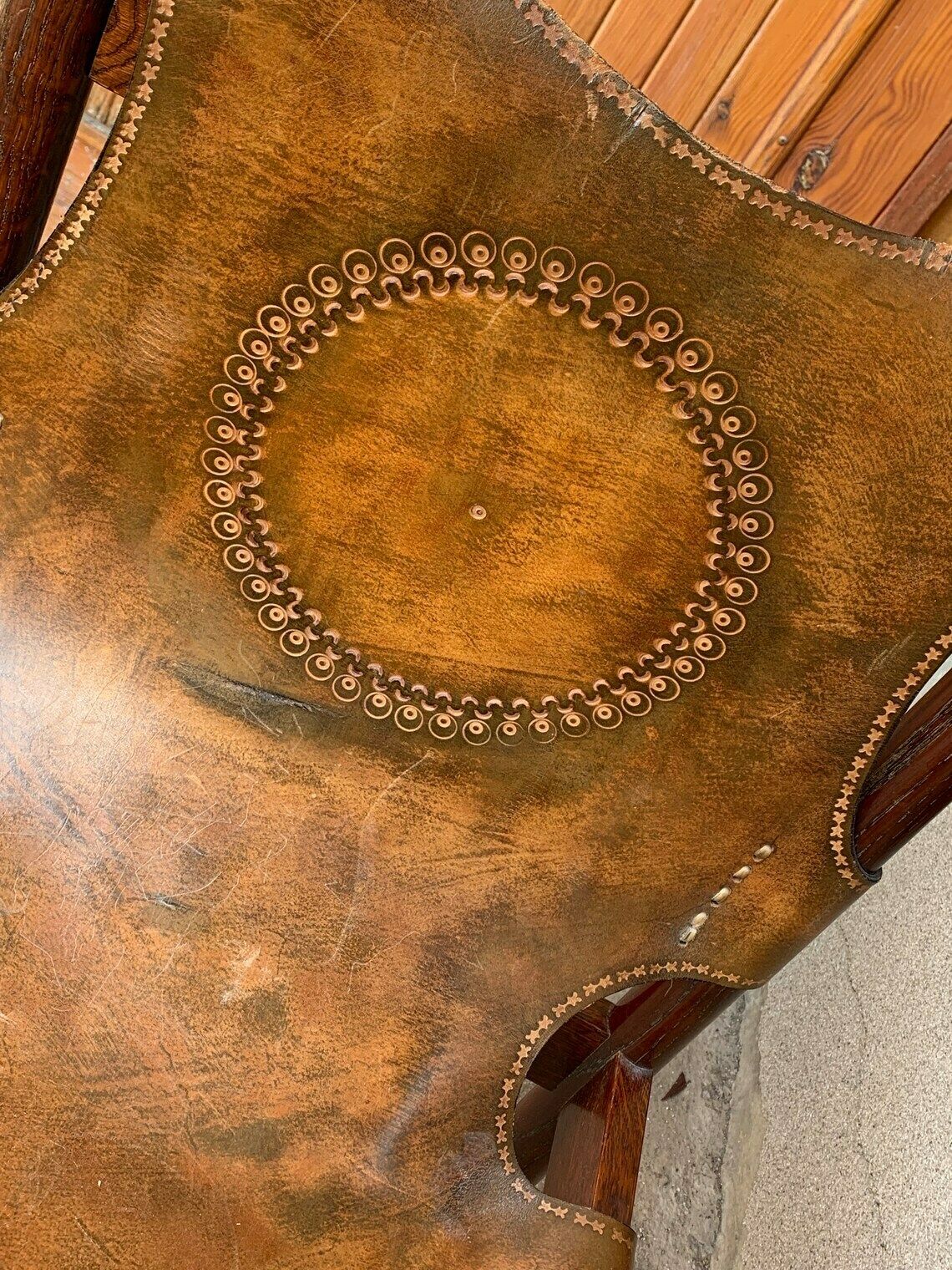 Craftsman Leather Chair From The 70's. photo vinterior