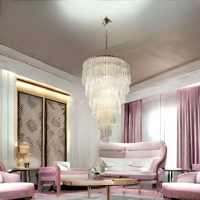 Large Spiral Murano Glass Chandelier 1980’s photo Lighting
