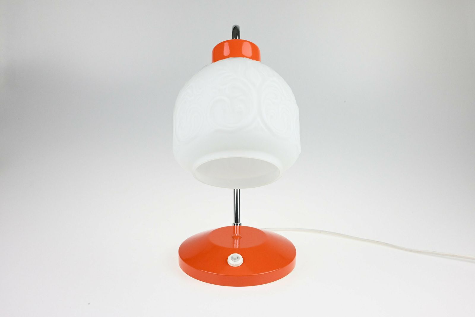 photo furniture Mid Century Desk Lamp, Desk Metal Lamp, Table Lamp, Desk Lamp, Mid Century Lamp, Metal Lamp, Orange Lamp, Chrome Lamp, Table Light
