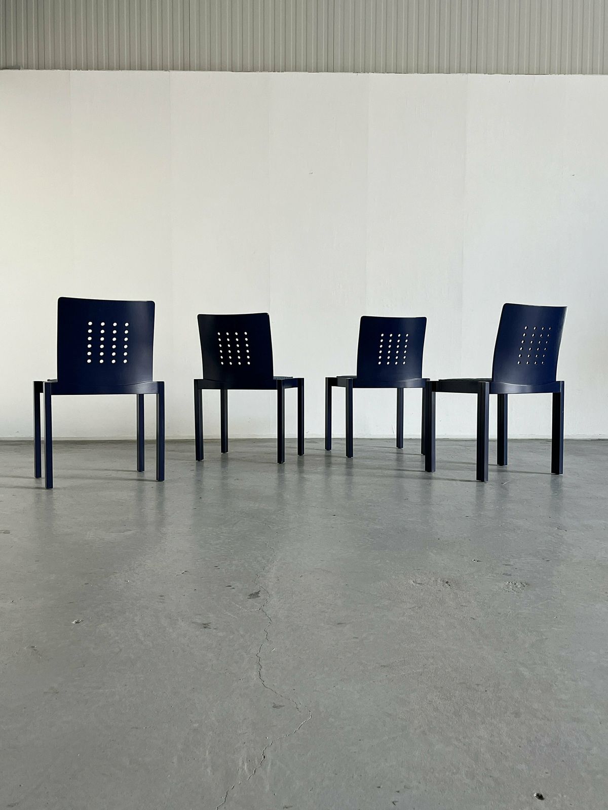 1 Of 20 Postmodern Memphis Era Original Thonet Vienna Sculptural Stackable Dining Chairs, Original And Signed, 1990s Austria photo furniture