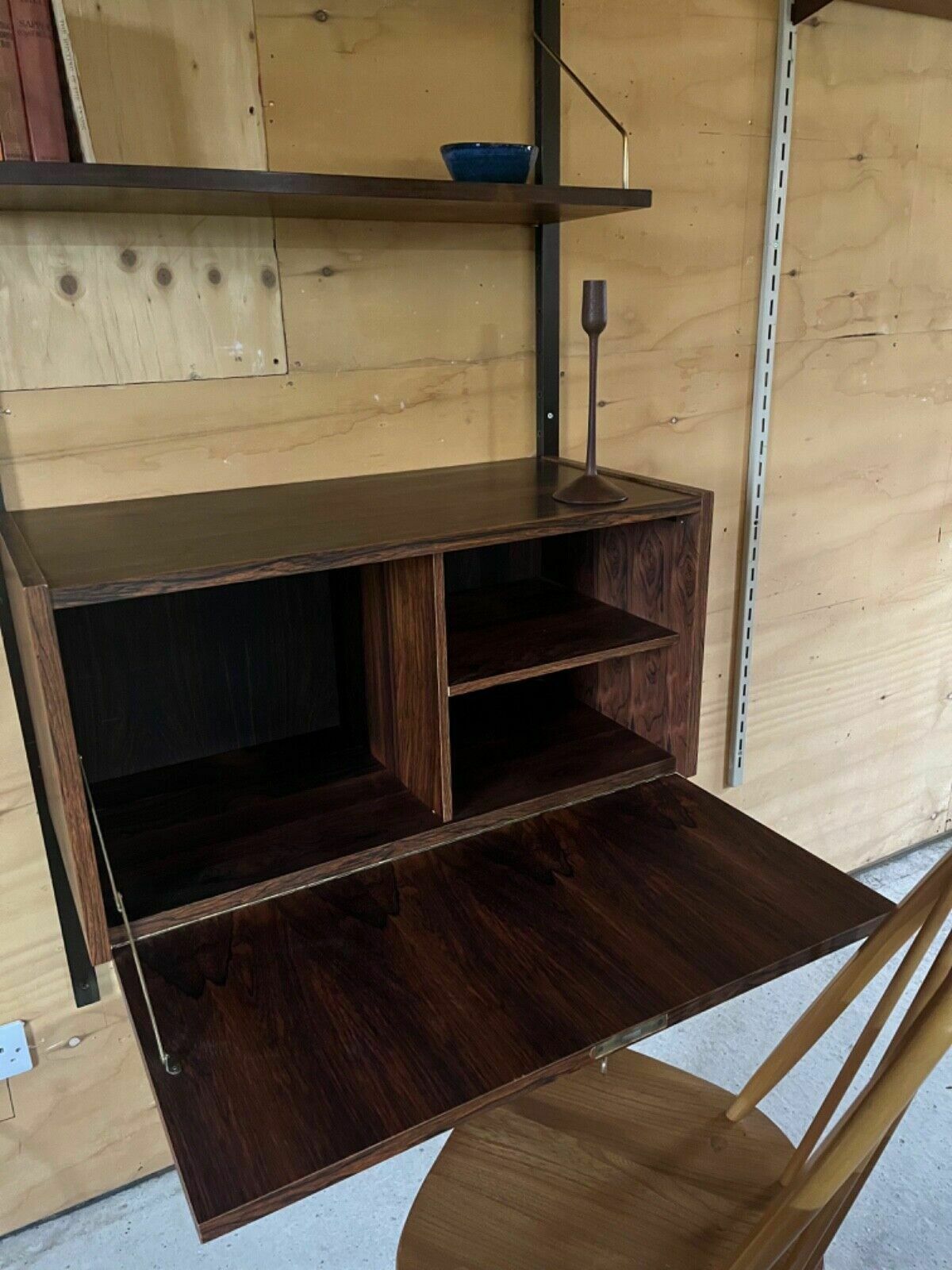 Danish Wall Unit In Rosewood By Poul Cadovius 1960’s Desk/Shelving photo furniture