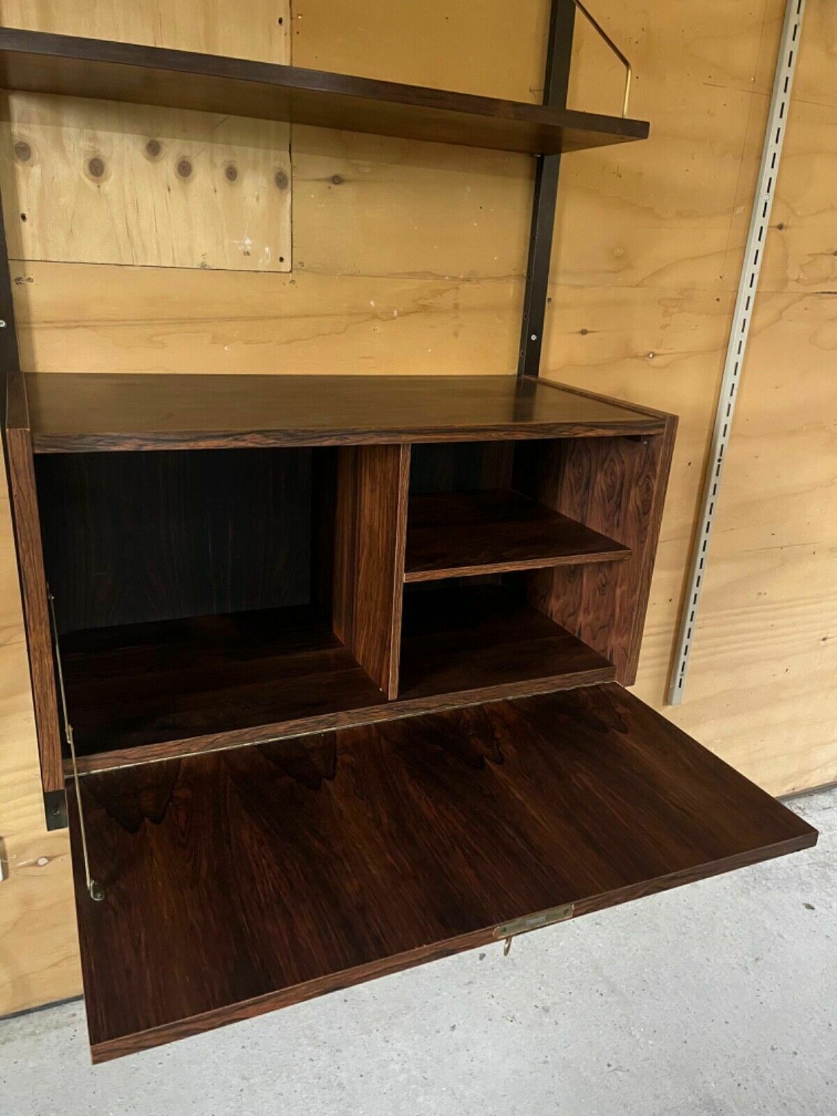 photo furniture Danish Wall Unit In Rosewood By Poul Cadovius 1960’s Desk/Shelving
