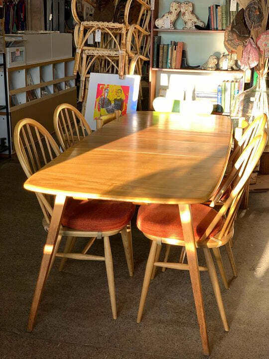 Mid Century Ercol Grand Windsor Extending Table