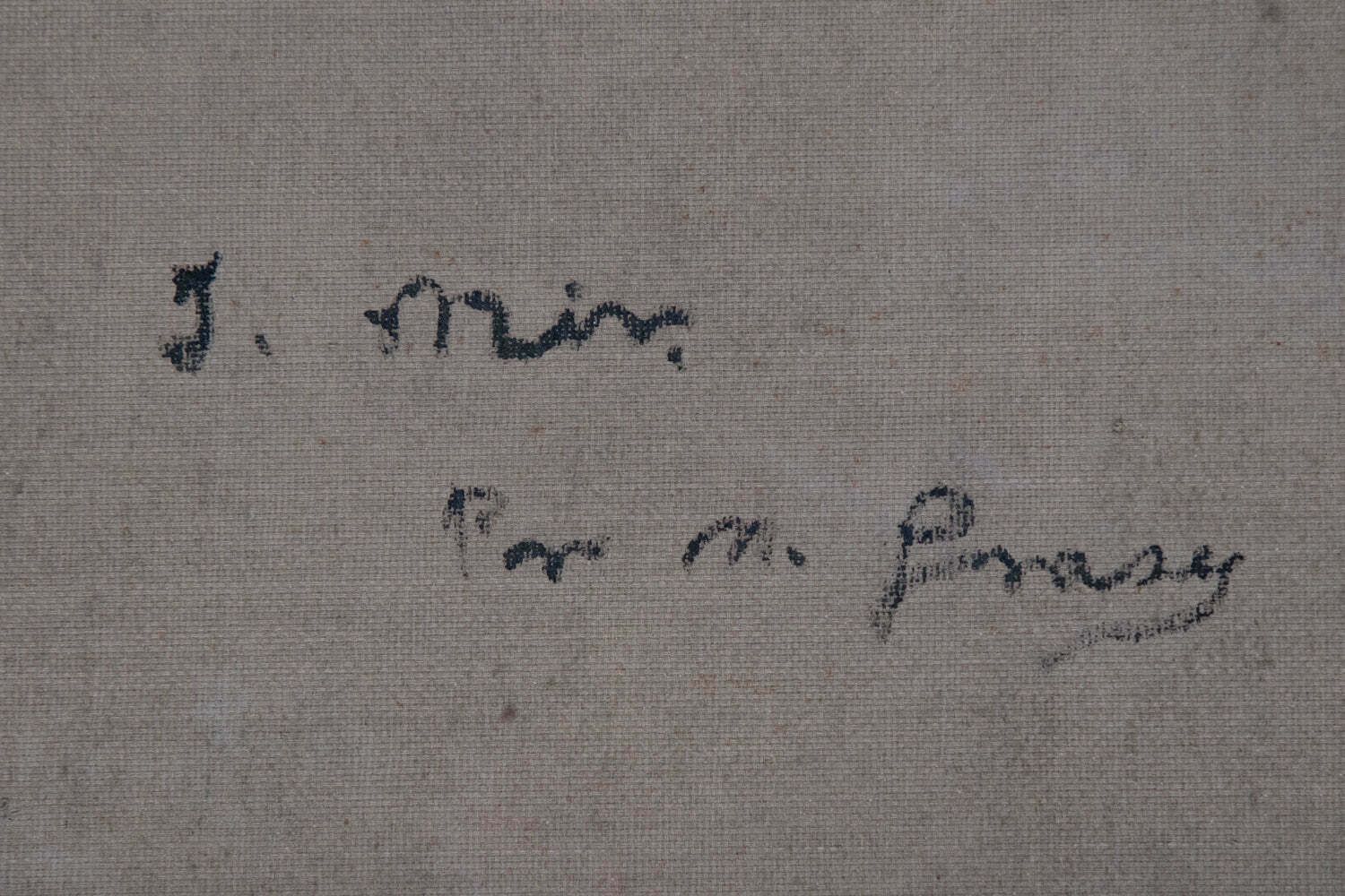 Jaquim Mir   Study Of A Church   Stamped Reverse Mvseos Mvnicipa De Barcelona Copia photo Art