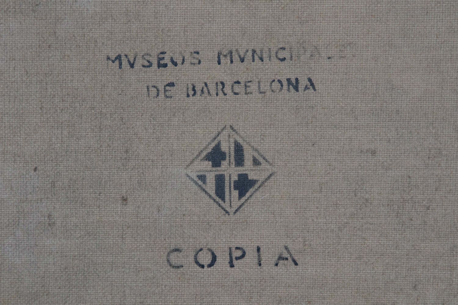 Jaquim Mir   Study Of A Church   Stamped Reverse Mvseos Mvnicipa De Barcelona Copia photo 916.0