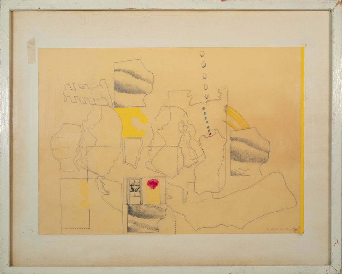 Gustavo Carbo Berthold (1941) – Figuratieve Abstracte Studie photo furniture
