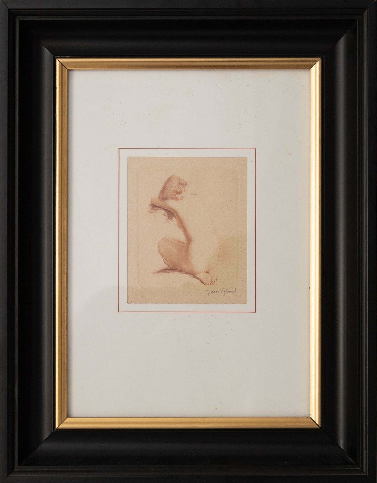 Jean Auguste Vyboud   Two Nude Life Studies photo for sale