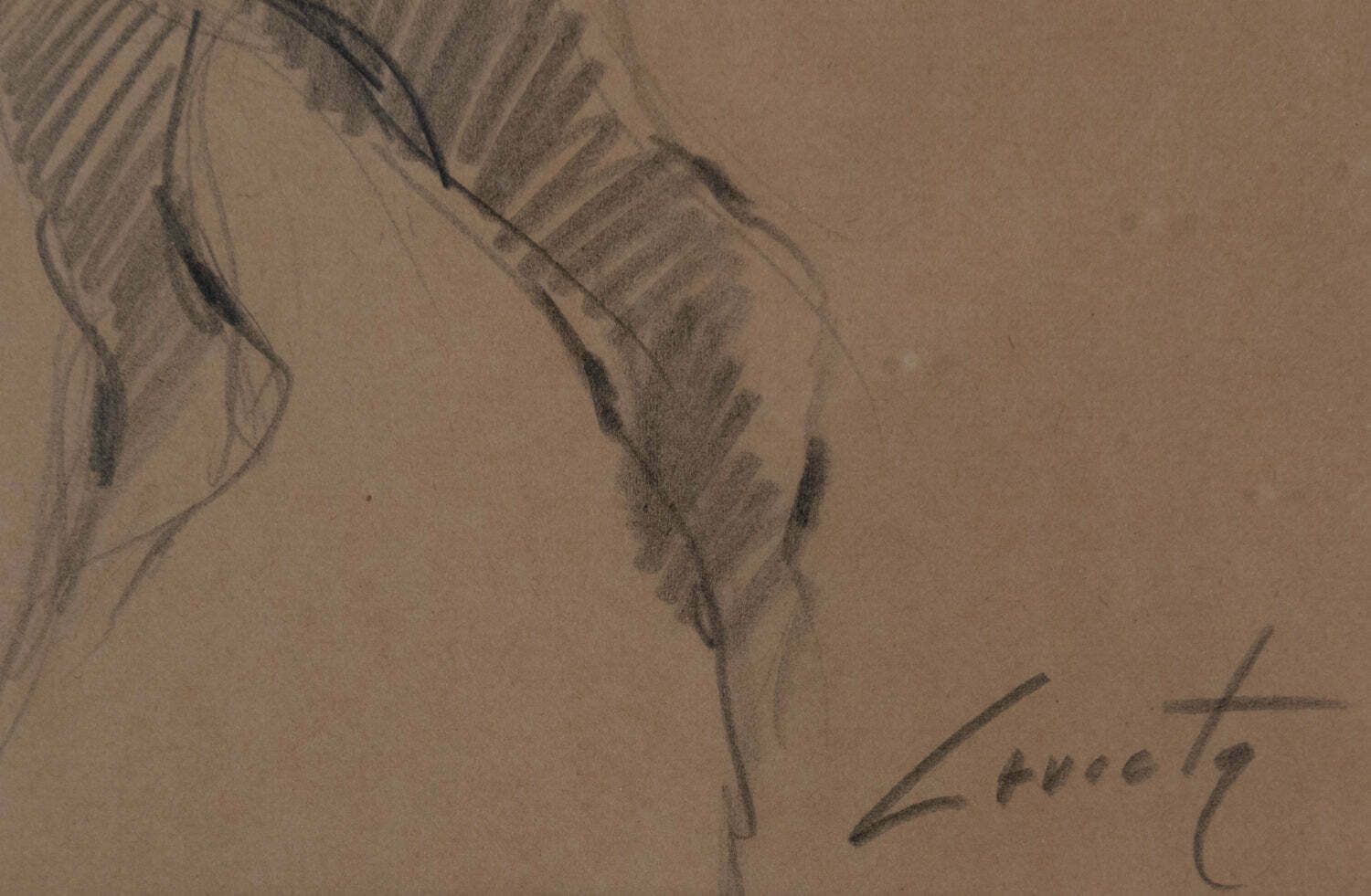 Gesigneerde Tekening Van Hoge Kwaliteit – Op De Renbaan photo 882.0