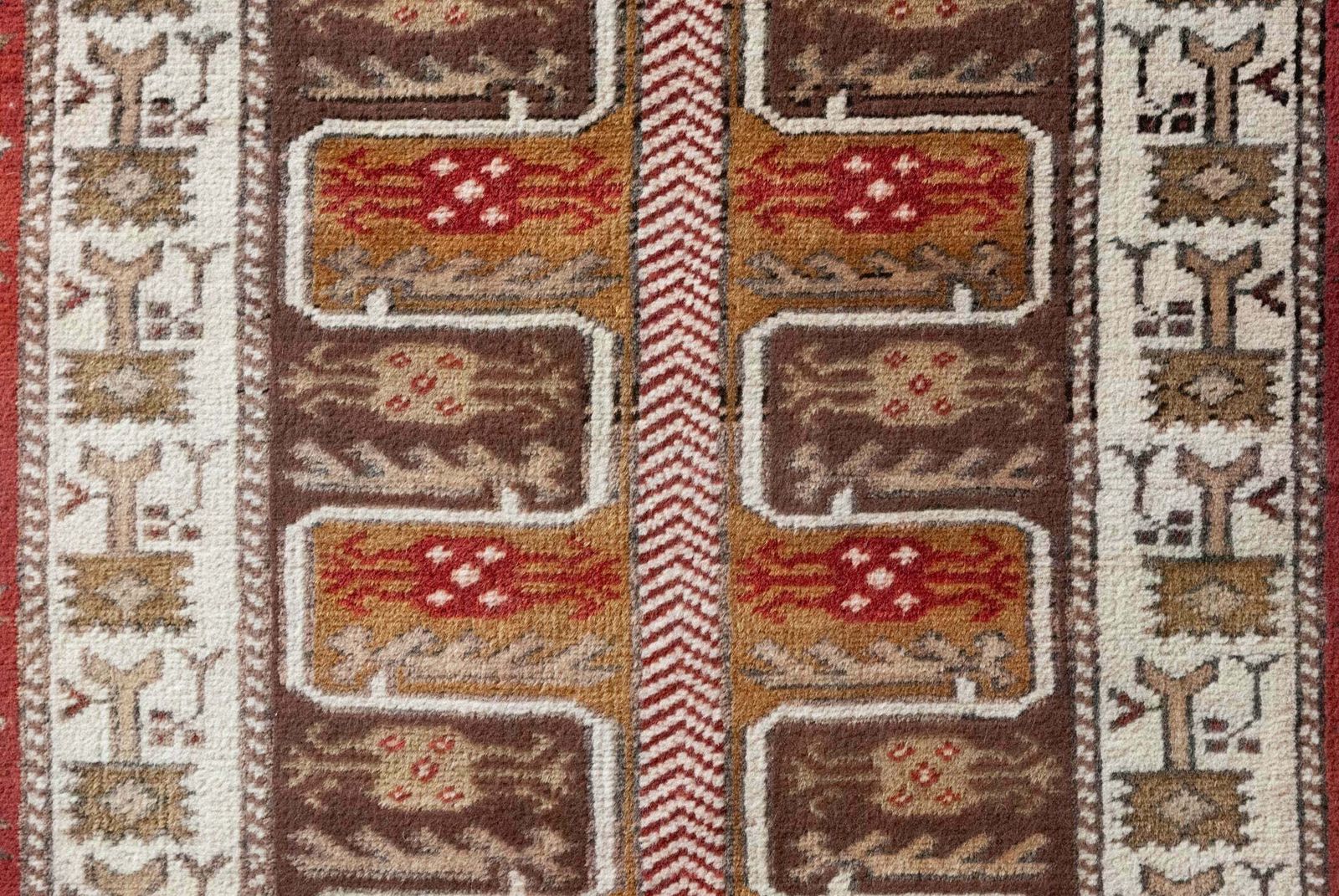 Bijzonder Vintage Oosters Handgeweven Tapijt photo Textiel