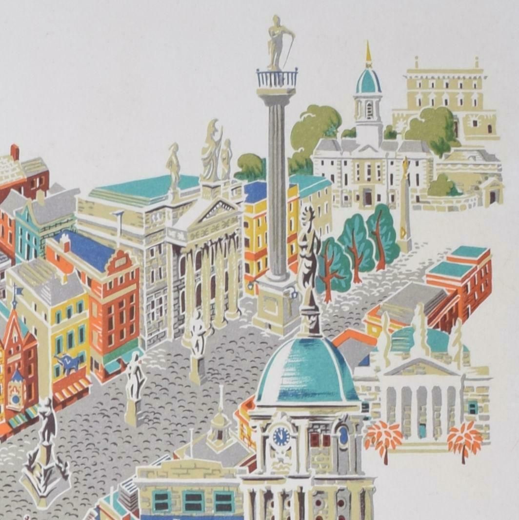 Kerry Lee Dublin Original Vintage British Railways Poster By Kerry Lee 1953 photo Art