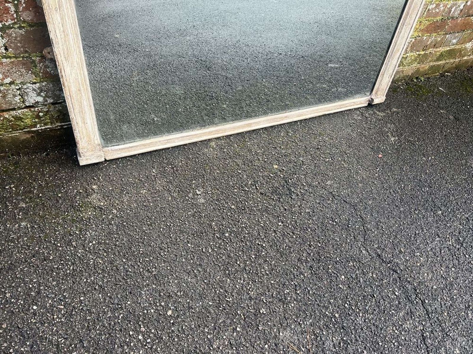 A Fabulous Large Antique English 19th C Plain Overmantle Mirror. photo Home Decor