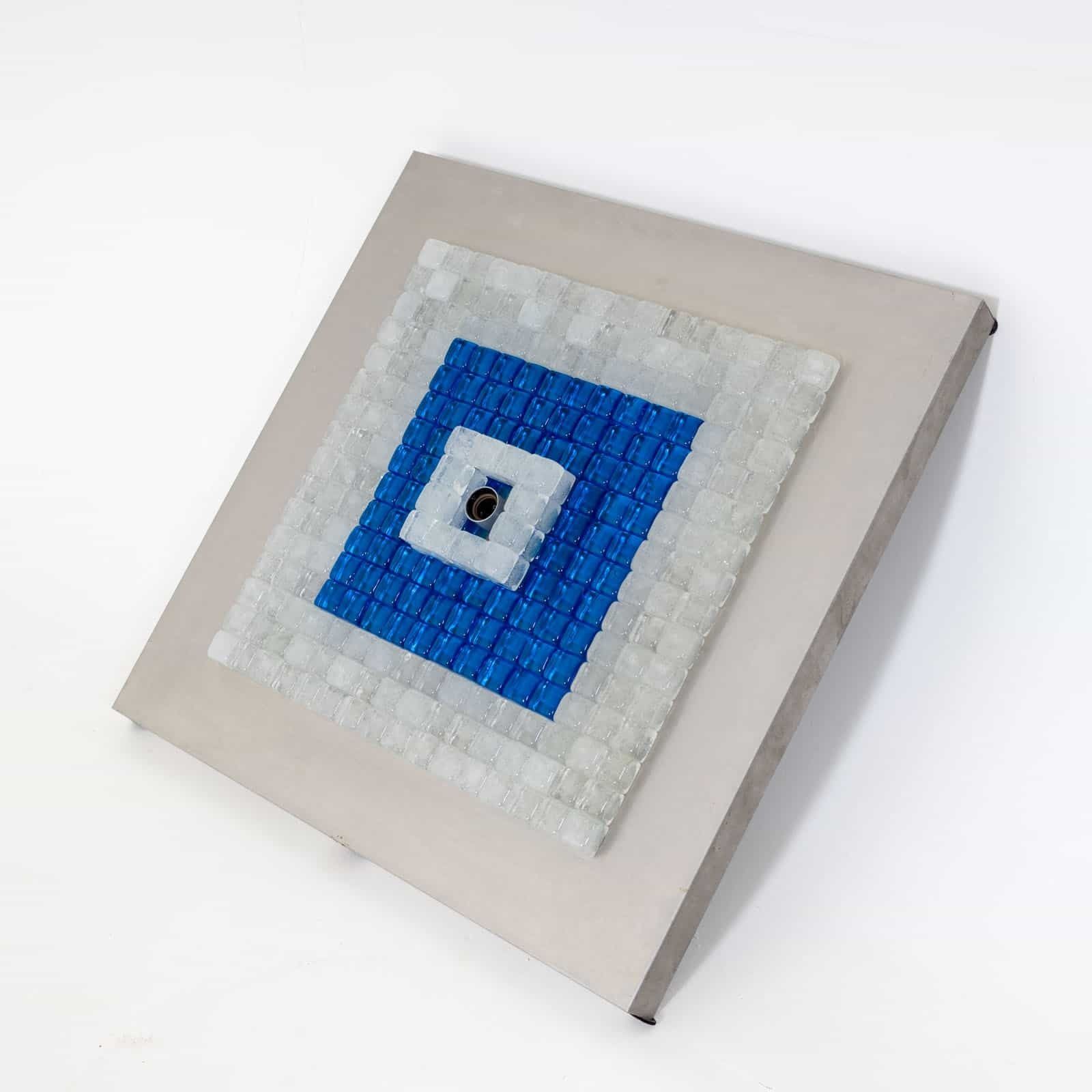 Square Lamp By Albano Poli For Poliarte, Italy 1970s photo Lighting