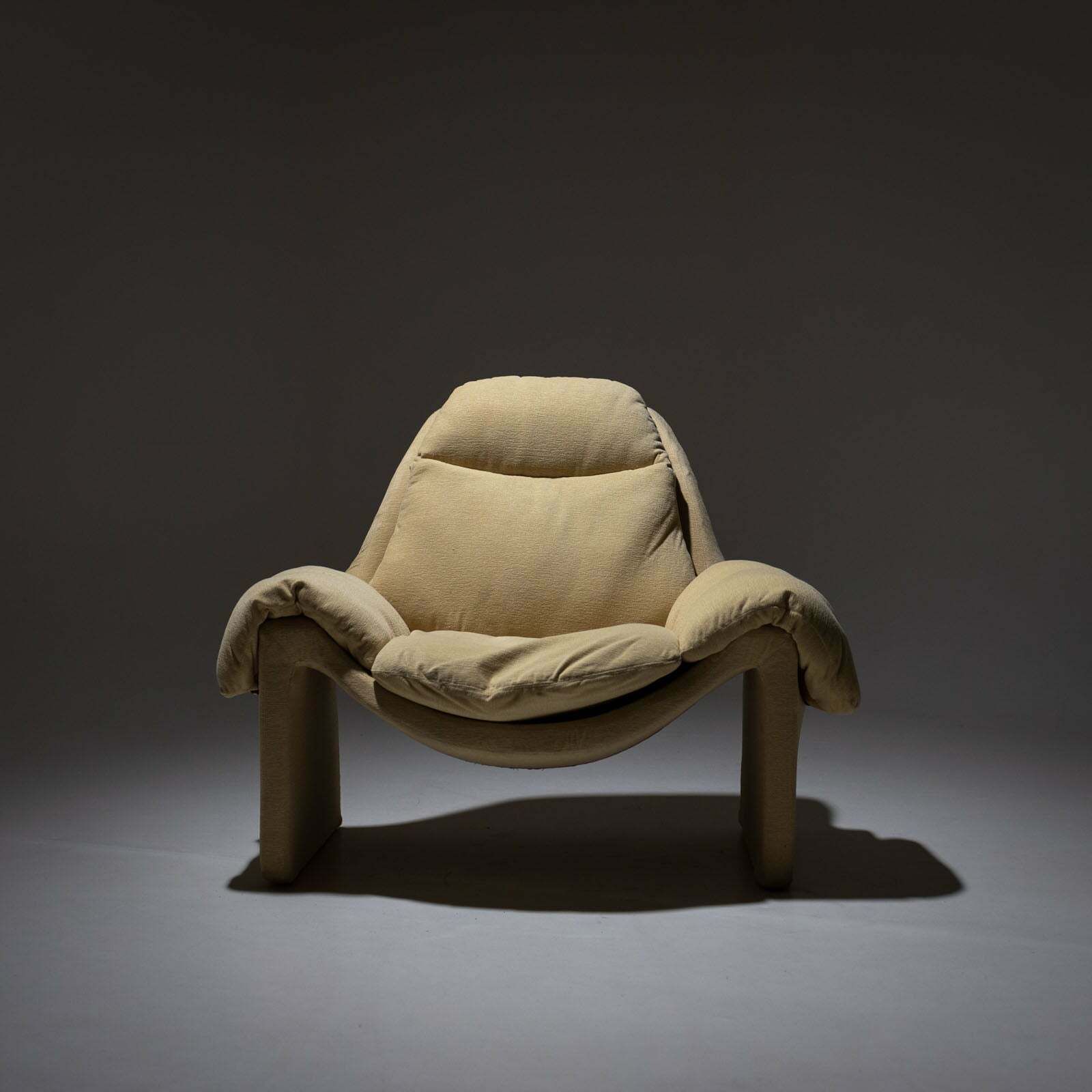 P60 Lounge Chair By Vittorio Introini For Saporiti, Italy, 1980s photo furniture