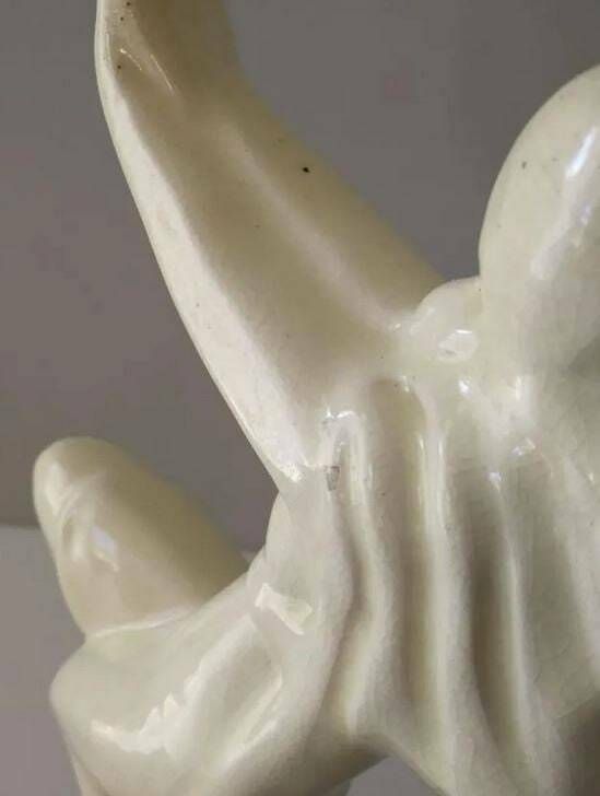 Art Deco Sculpture By Josep Pujol Montaner For Cmt Signed And Sealed 1920s photo for sale