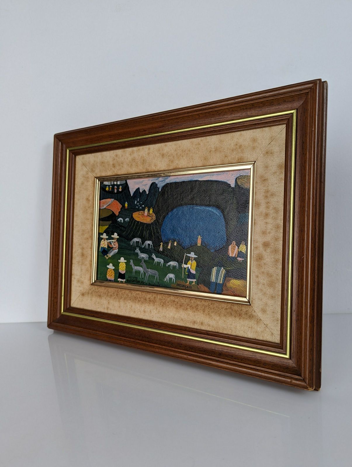 Oil On Skin By Luis Millingalli , Ecuador 1990s photo furniture