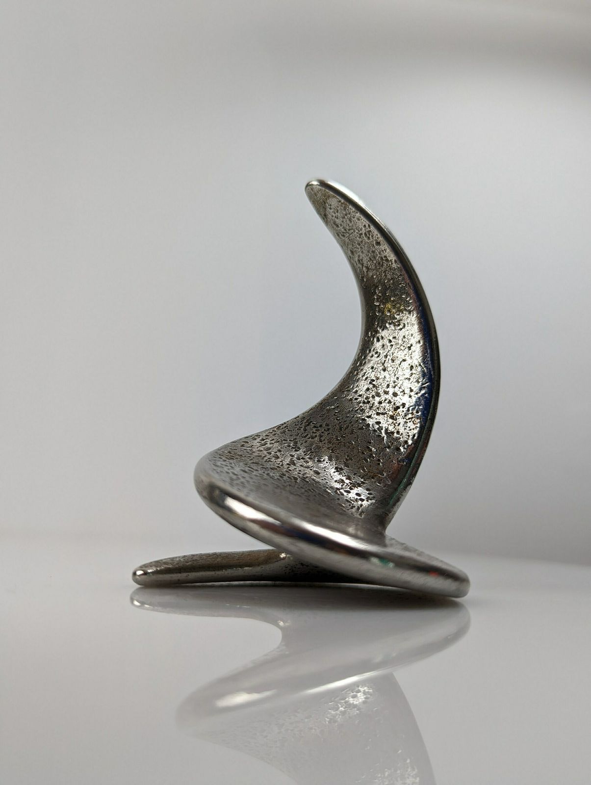 Set Of Spiral Steel Sculptures Signed By The Artist 1980s photo 2680.0