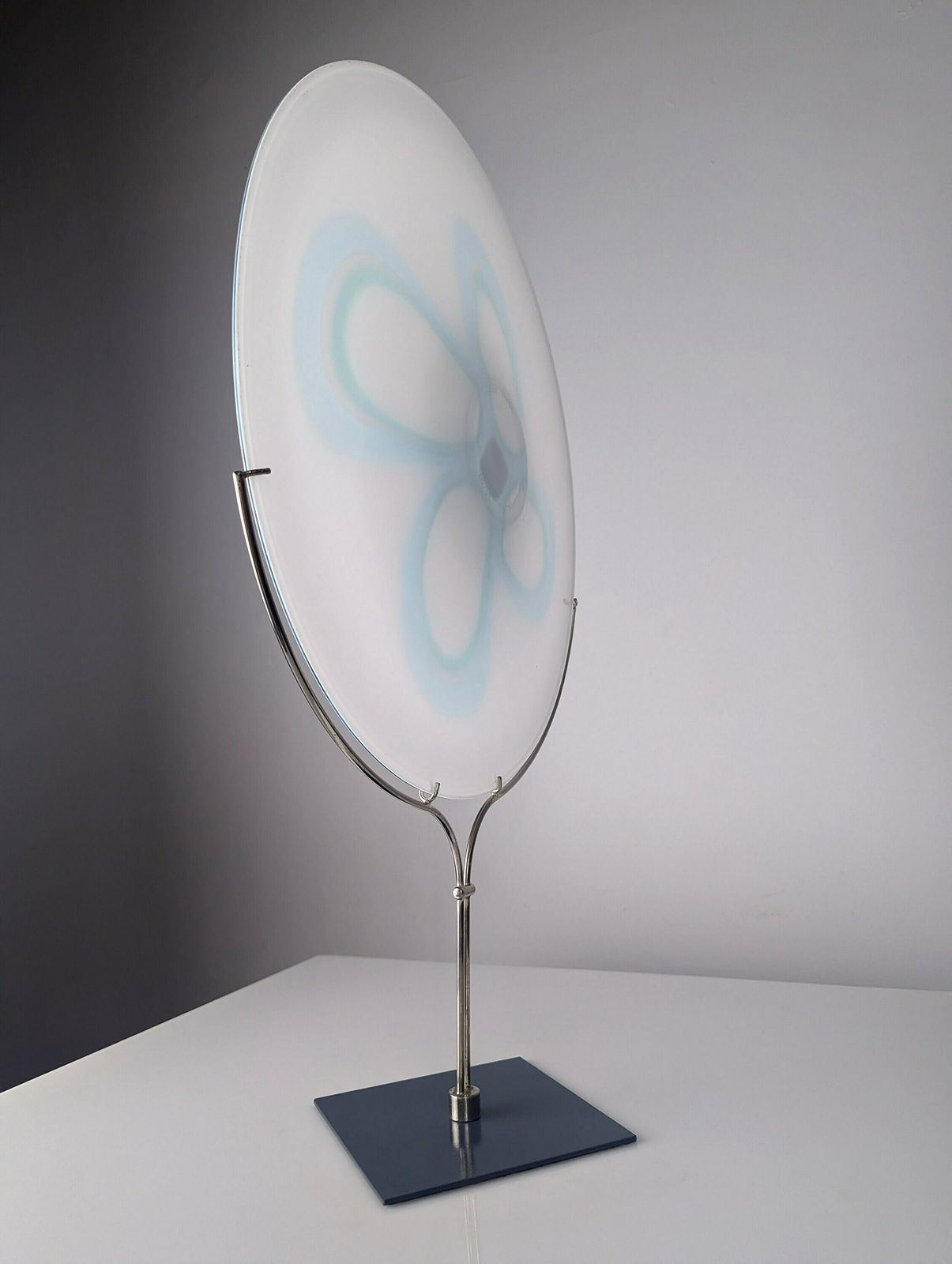 Tondo Glass Sculpture By Bruno Gambone For Veart 1970s photo 3127.0
