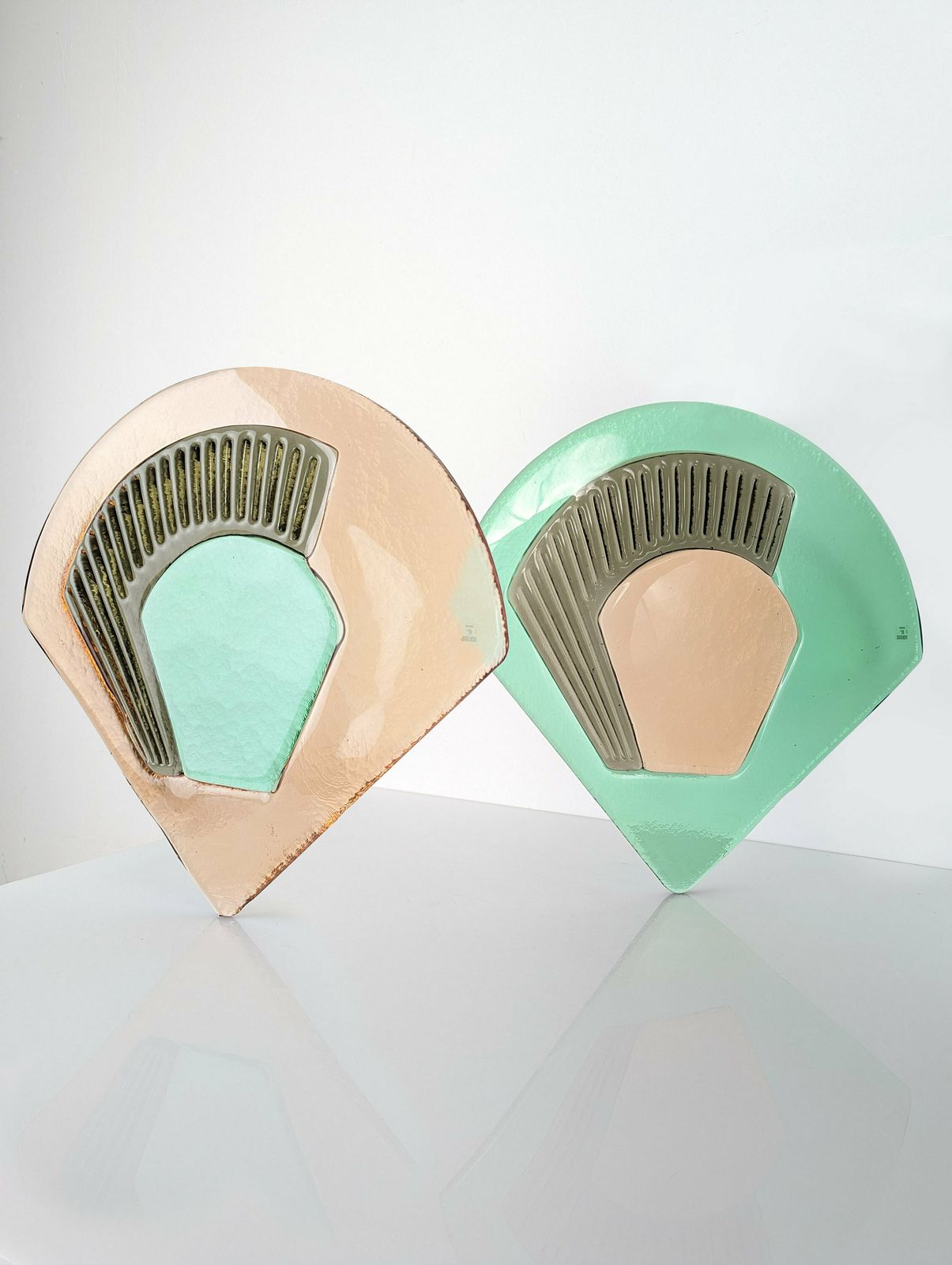 Pair Of Wall Lamps Vetri Murano, Italy, 1980s photo furniture