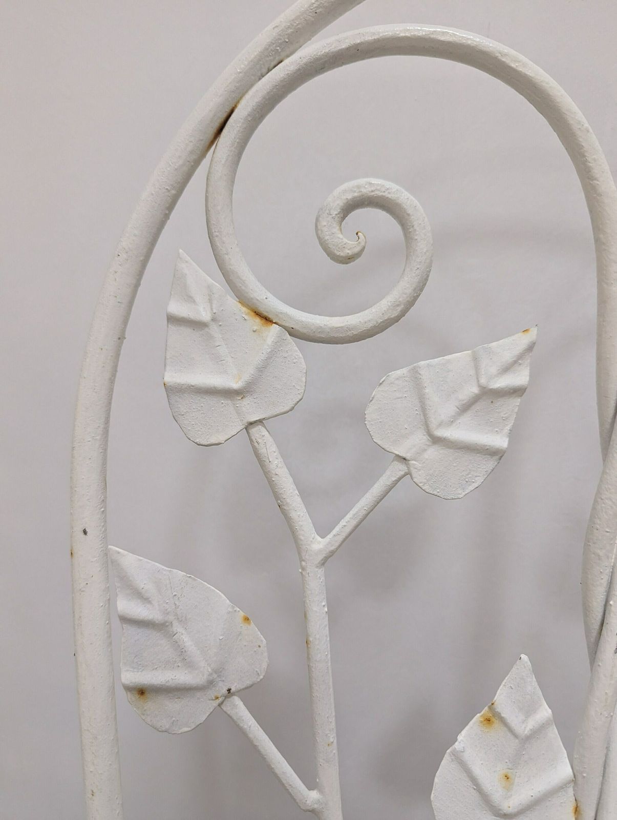 Set Of Five Sculptural Wrought Iron Garden Chairs With Tree Design 1950s photo 6700.0