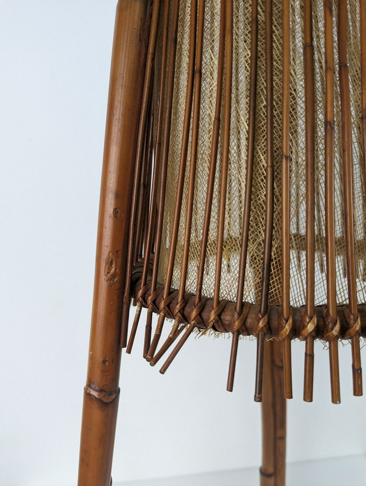 Bamboo Floor Lamp By Ramón Castellano For Kalma, 1970 photo Lighting
