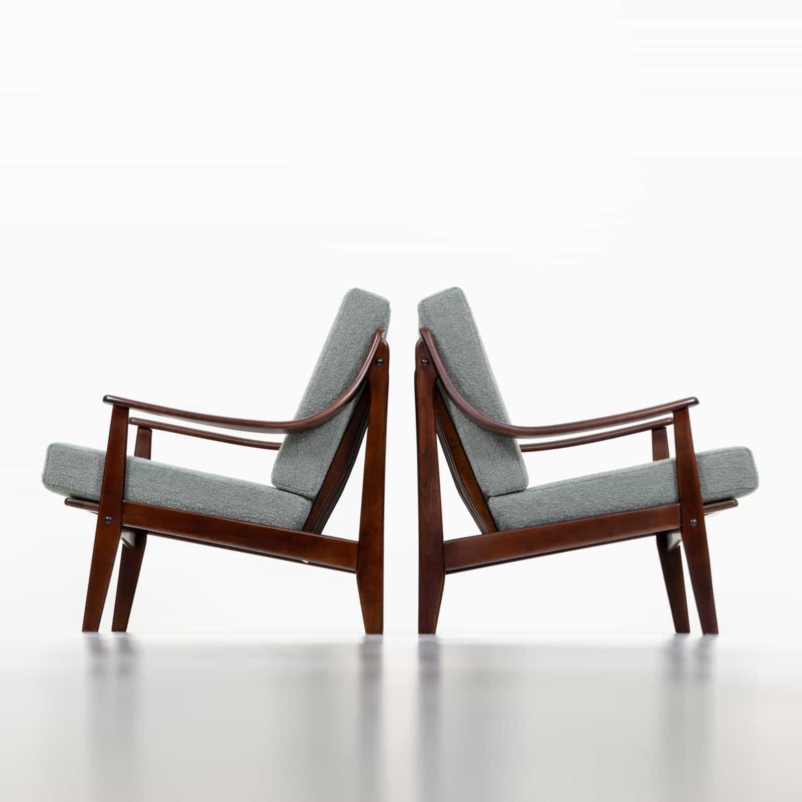 photo for sale Pair Of Danish Lounge Chairs, 1960s