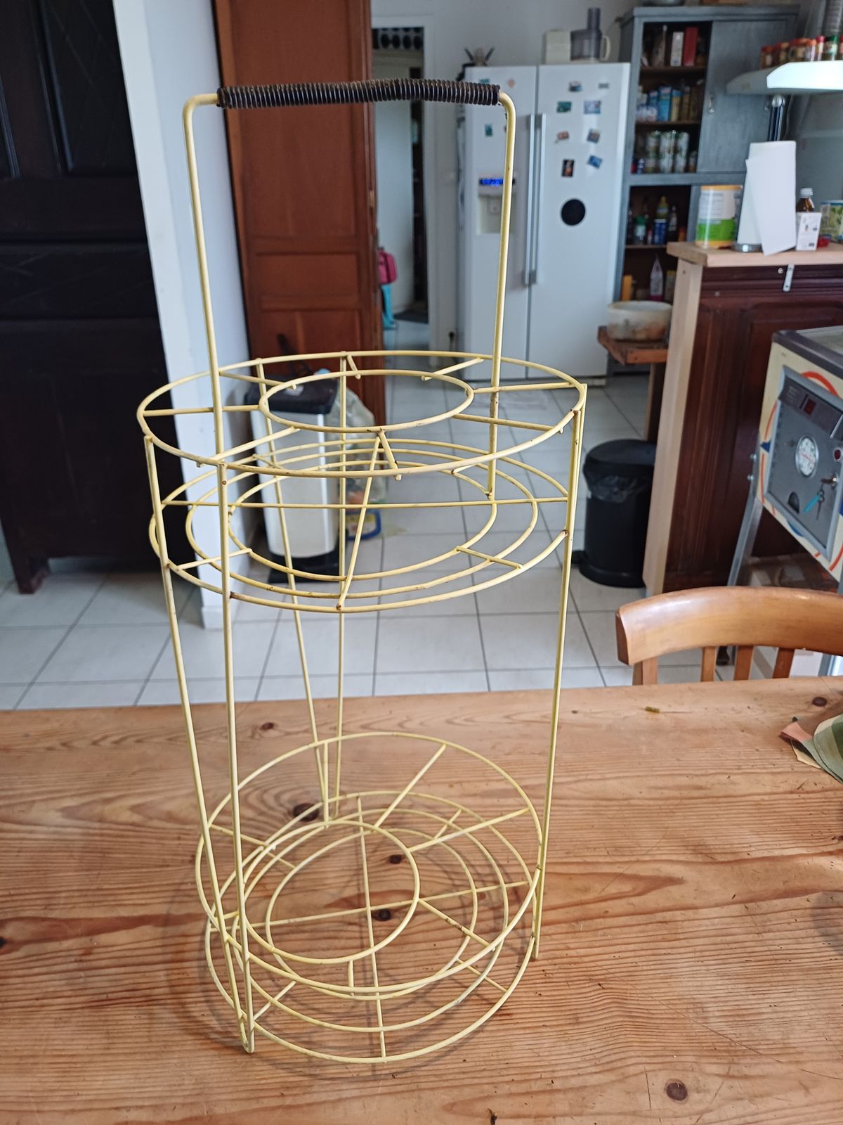 Vintage 1950s Mategot Style Metal Servant
