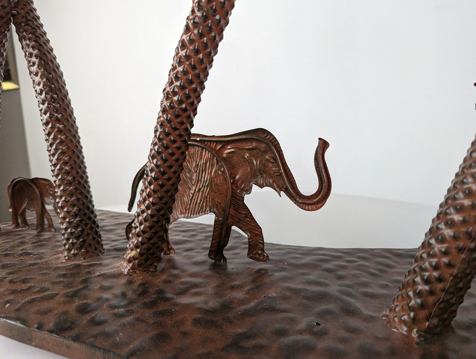 photo furniture Vintage Sculpture Palm Trees, Giraffes And Elephants, Austria Vienna 1970s