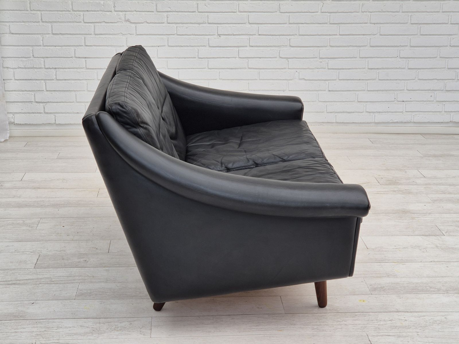 1960s, Danish Design By Aage Christiansen For Erhardsen & Andersen, 2 Seater Sofa Model "Matador", Original Condition. photo Furniture