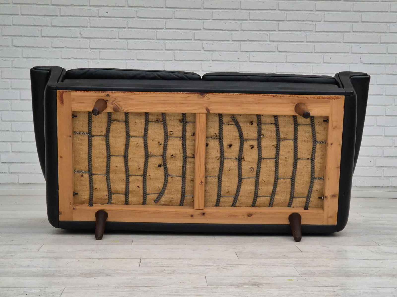 photo buy 1960s, Danish Design By Aage Christiansen For Erhardsen & Andersen, 2 Seater Sofa Model "Matador", Original Condition.