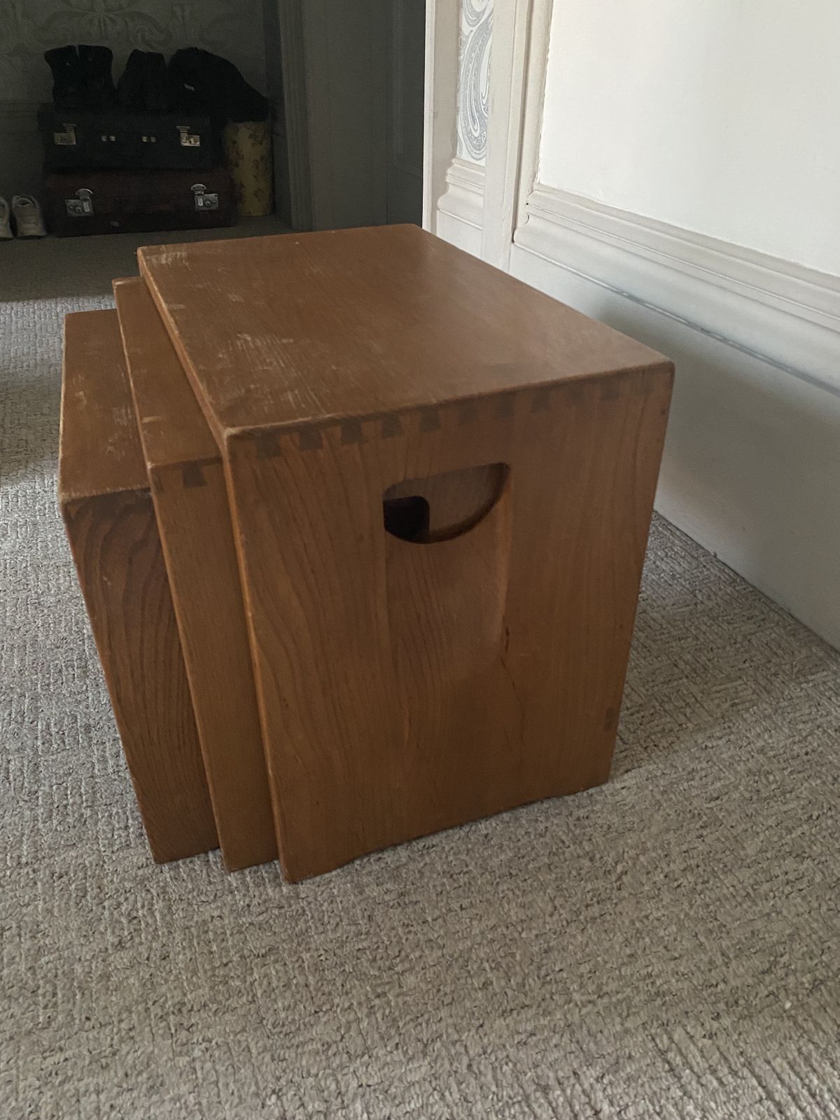 Very Rare 1960s Ercol Nesting Tables   Set Of 3