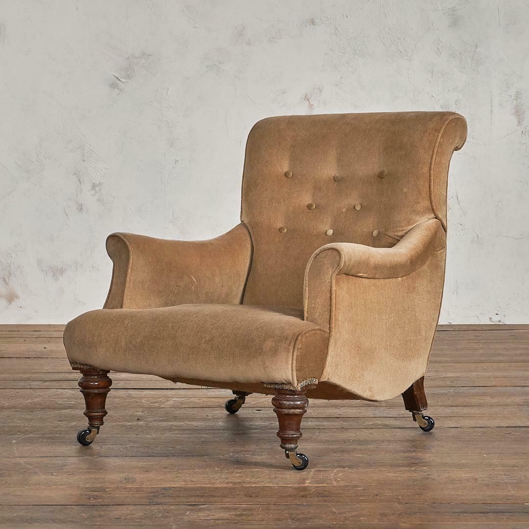 Antique Armchair In The Style Of Jas Shoolbred. photo furniture
