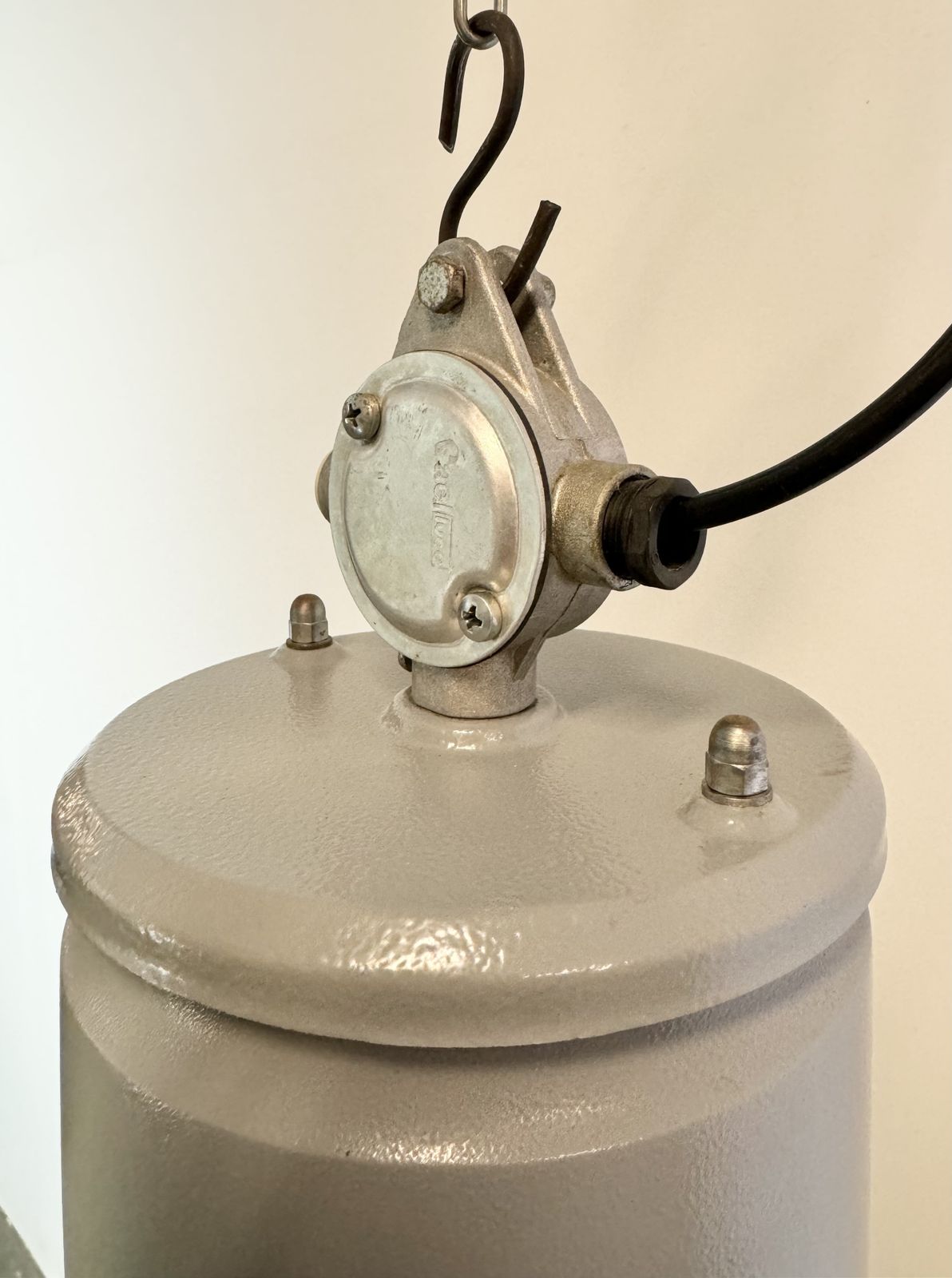 Industrial Italian Aluminium Pendant Lamp From Fael Luce, 1970s photo buy